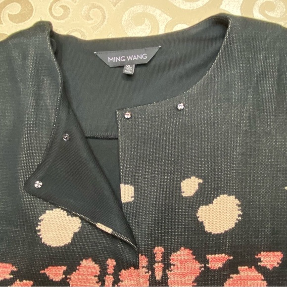 Ming Wang Women's XL Cardigan Jacket 3/4 Sleeve EUC - Picture 10 of 13